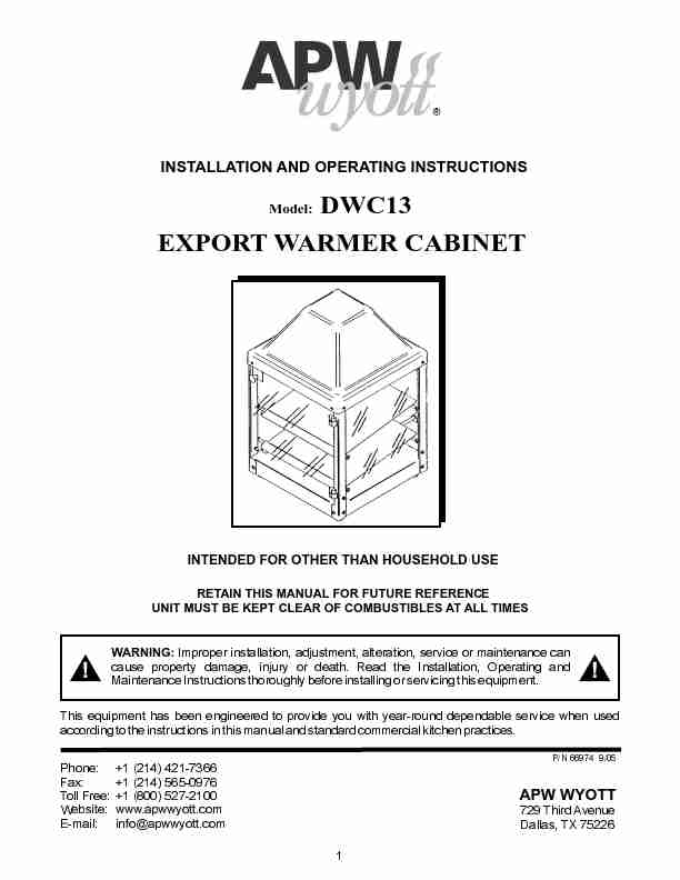 APW Wyott Food Warmer DWC13-page_pdf